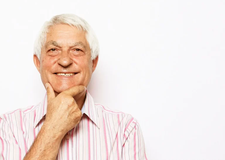 bigstock-Elderly-Man-Smiling-Face-Expre-456818443
