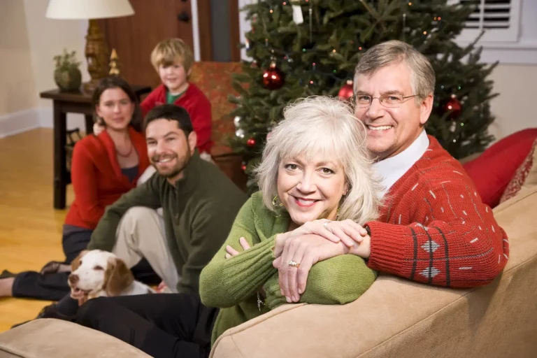 bigstock-Senior-Couple-With-Family-By-C-9210956